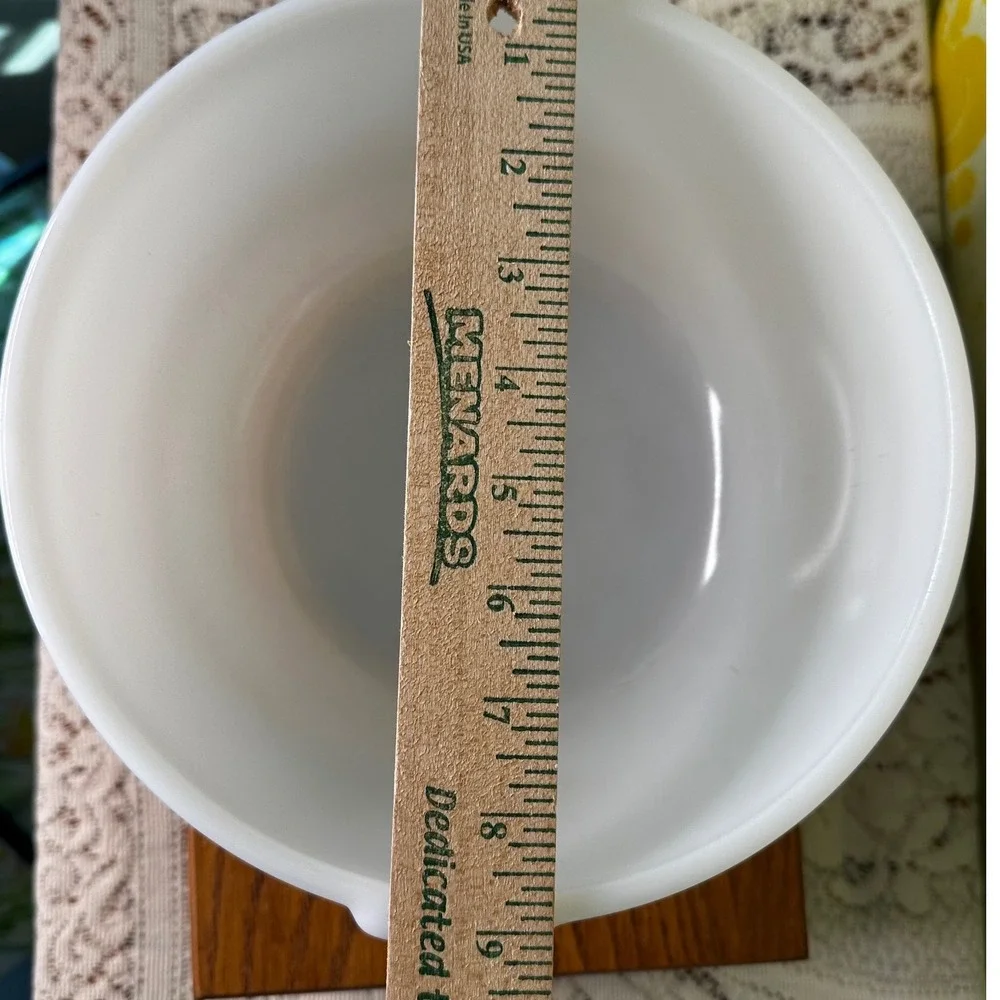 Vintage Sunbeam Mixmaster White Milk Glass Mixing Bowl 9 Inch Large Replacement